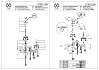 373011308 Адель 8*40W E14 220 V люстра