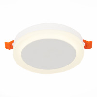 ST104.542.06 Светильник потолочный Белый LED 1*6W 4000K 468Lm Ra>80 120° IP20 D110xH20 170-240V