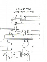 545021402 Астор 2*50W GU10 220 V спот