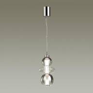 4867/8L PENDANT ODL21 261 хром/дымчатый/прозрачный Подвес LED 8W 560Лм 4000К MONRA - 4867/8L PENDANT ODL21 261 хром/дымчатый/прозрачный Подвес LED 8W 560Лм 4000К MONRA