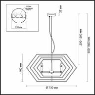 4664/4 MODERN ODL20 351 хром Люстра E14 4*40W 220V STOLA - 4664/4 MODERN ODL20 351 хром Люстра E14 4*40W 220V STOLA