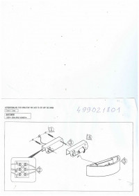 499021801 Барут 1*40W E14 220 V бра