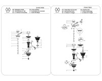 254017806 Версаче 6*60W E27 220 V люстра