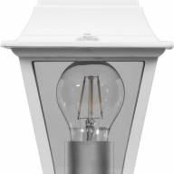 Светильник садово-парковый Feron 4103 четырехгранный на столб 60W E27 230V, белый - Светильник садово-парковый Feron 4103 четырехгранный на столб 60W E27 230V, белый