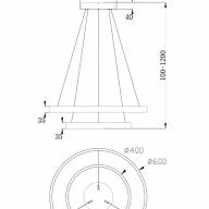 Подвесной светильник Technical MOD058PL-L55BS4K - Подвесной светильник Technical MOD058PL-L55BS4K