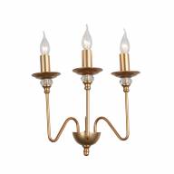 SL186.201.03 Бра ST-Luce Латунь, Прозрачный E14 3*40W - SL186.201.03 Бра ST-Luce Латунь, Прозрачный E14 3*40W