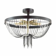 4560/5C LOFTI LN21 162 черный, латунь Люстра потолочная E14 5*40W 220V ELVIS - 4560/5C LOFTI LN21 162 черный, латунь Люстра потолочная E14 5*40W 220V ELVIS