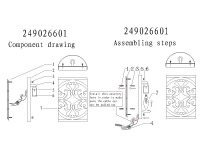 249026601 Замок 1*60W E14 220V бра