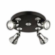 2612/4C CLASSIC  ODL14 643 хром/дерево Подсветка с выкл GU10 4*50W 220V BIERZO - 2612/4C CLASSIC  ODL14 643 хром/дерево Подсветка с выкл GU10 4*50W 220V BIERZO