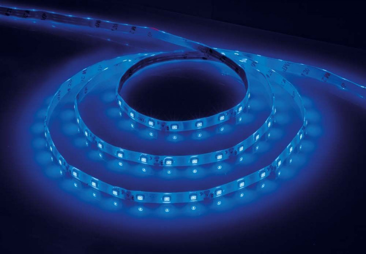 Cветодиодная LED лента Feron LS604, 60SMD(2835)/м 4.8Вт/м  5м IP65 12V синий