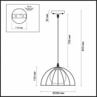 3713/1 SUSPENTIONI LN19 152 белый Подвес E27 1*60W 220V SHELBY - 3713/1 SUSPENTIONI LN19 152 белый Подвес E27 1*60W 220V SHELBY