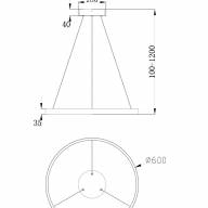 Подвесной светильник Technical MOD058PL-L32W4K - Подвесной светильник Technical MOD058PL-L32W4K
