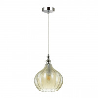 4708/1 PENDANT ODL20 301 св.коричневый/хром Подвес E27 60W 220V LASITA