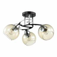 3507/3C COMFI LN18 073 хром, венге Люстра потолочная E27 3*60W 220V MELEFA - 3507/3C COMFI LN18 073 хром, венге Люстра потолочная E27 3*60W 220V MELEFA