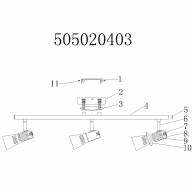 505020403 Соло хром 3*40W R50 Е14 220 V спот - 505020403 Соло хром 3*40W R50 Е14 220 V спот