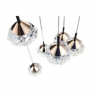 SL1601.423.06 Светильник подвесной ST-Luce Черный/Прозрачный LED 6*6W - SL1601.423.06 Светильник подвесной ST-Luce Черный/Прозрачный LED 6*6W