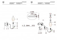 267022201 Фиеста 1*60W E14 220 V бра