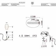267022201 Фиеста 1*60W E14 220 V бра - 267022201 Фиеста 1*60W E14 220 V бра