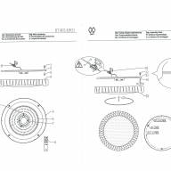 674014001 Ривз 30W LED 220 V люстра (пульт) - 674014001 Ривз 30W LED 220 V люстра (пульт)