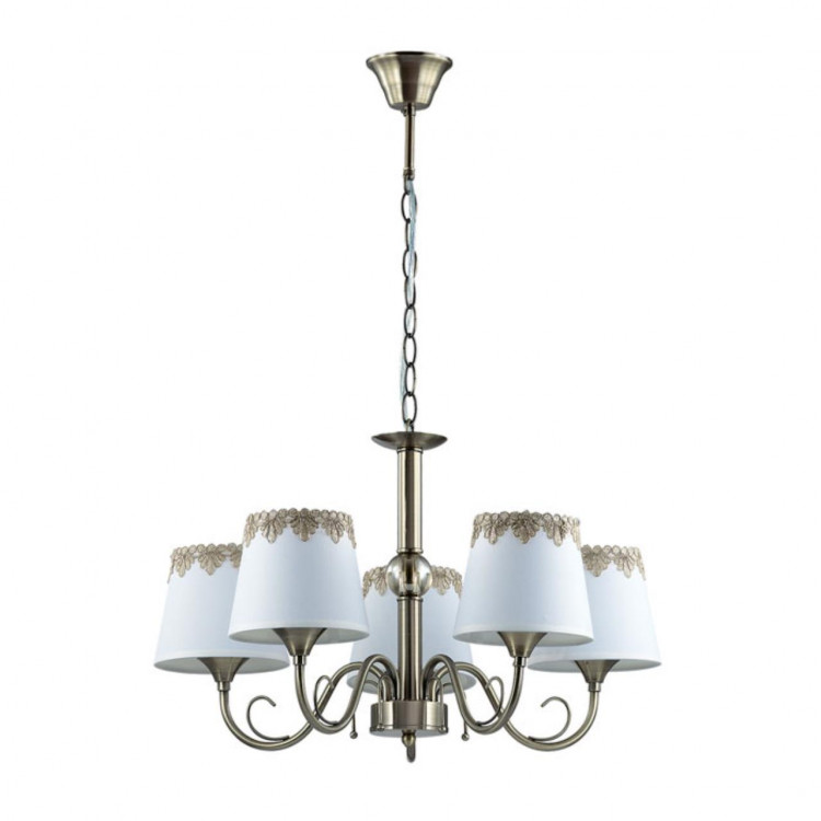 2998/5 COMFI LN16 077 бронзовый Люстра E14 5*40W 220V PLACIDA