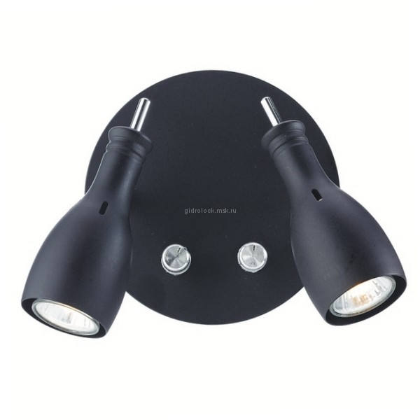 102657 Бра Черный/Черный GU10 MINI 2*35W