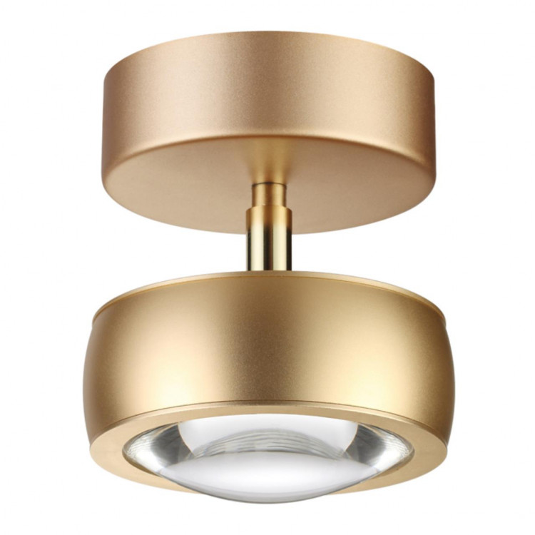 3874/10CL HIGHTECH ODL19 119 матов.зол Потолочн.накладн.поворотн.св-ник LED 10W 700Лм 3000К OTTICO