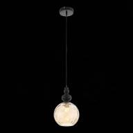 SL374.313.01 Подвес ST-Luce Черный/Янтарный E27 1*40W - SL374.313.01 Подвес ST-Luce Черный/Янтарный E27 1*40W
