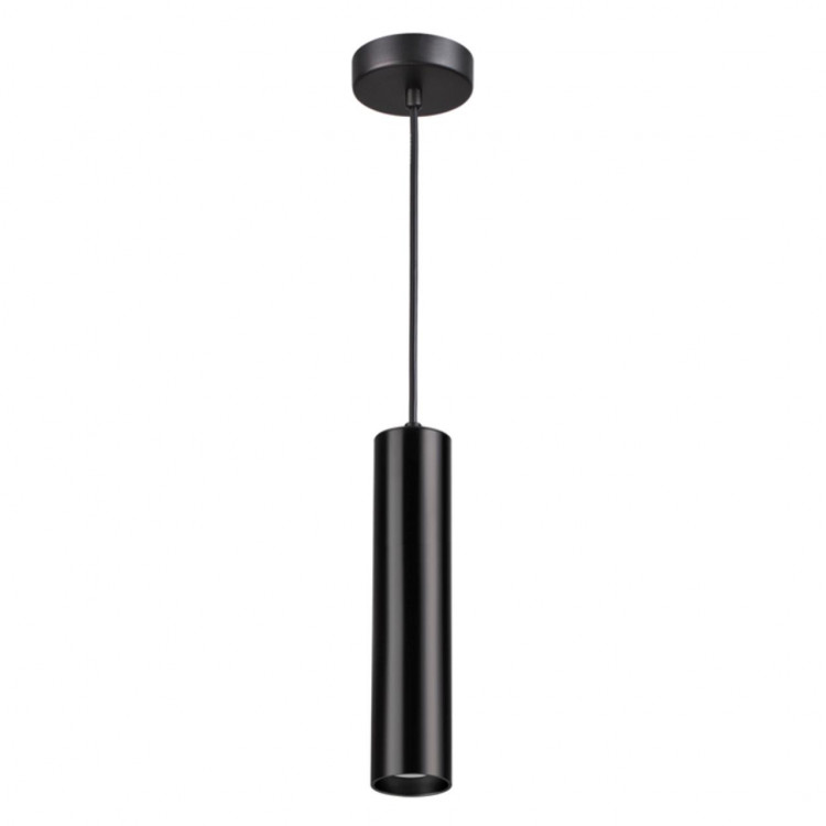 3872/1L HIGHTECH ODL19 265 черный Подвесной светильник GU10 1*50W 220V KIKO