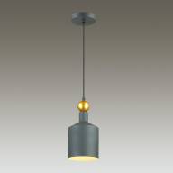 4085/1 PENDANT ODL19 361 темн.серый/золотой Подвес Е27 1*40W 220V BOLLI - 4085/1 PENDANT ODL19 361 темн.серый/золотой Подвес Е27 1*40W 220V BOLLI
