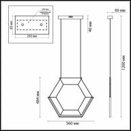 4099/16L L-VISION ODL19 63 черный/хром Подвес LED 16W 220V TREZOR - 4099/16L L-VISION ODL19 63 черный/хром Подвес LED 16W 220V TREZOR