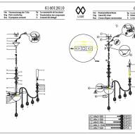 614012610 Консуэло 10*40W E14 220 V люстра - 614012610 Консуэло 10*40W E14 220 V люстра