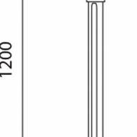 Светильник садово-парковый Feron PL155 столб шестигранный 60W E27 230V, черное золото - Светильник садово-парковый Feron PL155 столб шестигранный 60W E27 230V, черное золото