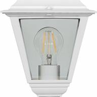 Светильник садово-парковый Feron 4204 четырехгранный на постамент 100W E27 230V, белый - Светильник садово-парковый Feron 4204 четырехгранный на постамент 100W E27 230V, белый