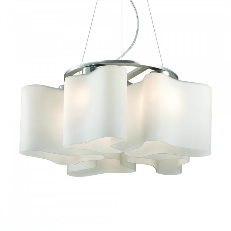 SL118.503.05 Люстра подвесная ST-Luce Серебристый/Белый E27 5*60W