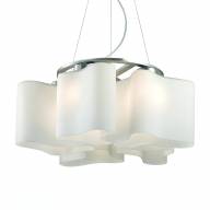 SL118.503.05 Люстра подвесная ST-Luce Серебристый/Белый E27 5*60W - SL118.503.05 Люстра подвесная ST-Luce Серебристый/Белый E27 5*60W