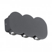 358560 STREET NT21 319 темно-серый Ландшафтный настенный светильник IP54 LED 4000K 6W 85-265V CALLE
