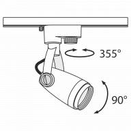 Трековый светильник Technical TR001-1-GU10-B - Трековый светильник Technical TR001-1-GU10-B