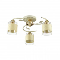 3029/3C COMFI LN16 204 золото, белый с золотой патиной Люстра потолочная E27 3*60W 220V FILLA