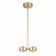 3874/20L L-VISION ODL19 219 матовый золотой Подвесной светильник LED 20W 1400Лм 3000К 220V OTTICO - 3874/20L L-VISION ODL19 219 матовый золотой Подвесной светильник LED 20W 1400Лм 3000К 220V OTTICO