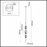 4685/3 PENDANT ODL20 294 медный/прозрачный Подвес G9 3*5W 220V LAZIA - 4685/3 PENDANT ODL20 294 медный/прозрачный Подвес G9 3*5W 220V LAZIA