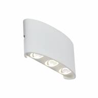 SL089.501.06 Светильник уличный настенный ST-Luce Белый кварцевый/Белый кварцевый, Прозрачный LED 6* - SL089.501.06 Светильник уличный настенный ST-Luce Белый кварцевый/Белый кварцевый, Прозрачный LED 6*