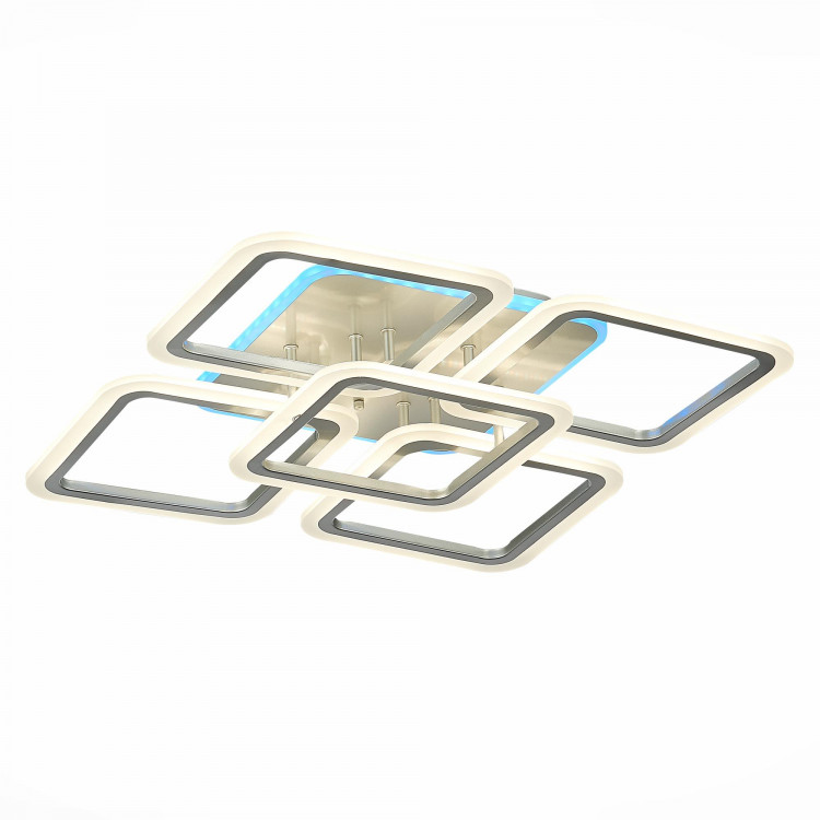 SLE200492-05RGB Светильник потолочный Серебристый/Белый LED 1*140W RGB 10W 3000-6000K